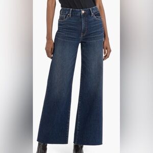 Kut FromThe Cloth Meg High Waist Wide Leg Jean in Enchanted Sz 12